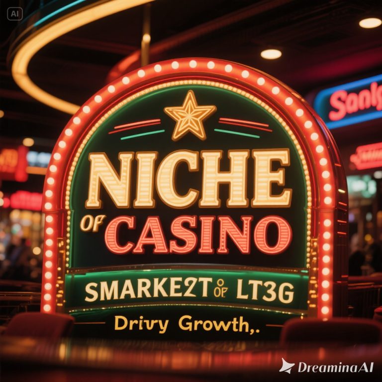 Digital marketing strategy illustration tailored for niche casinos