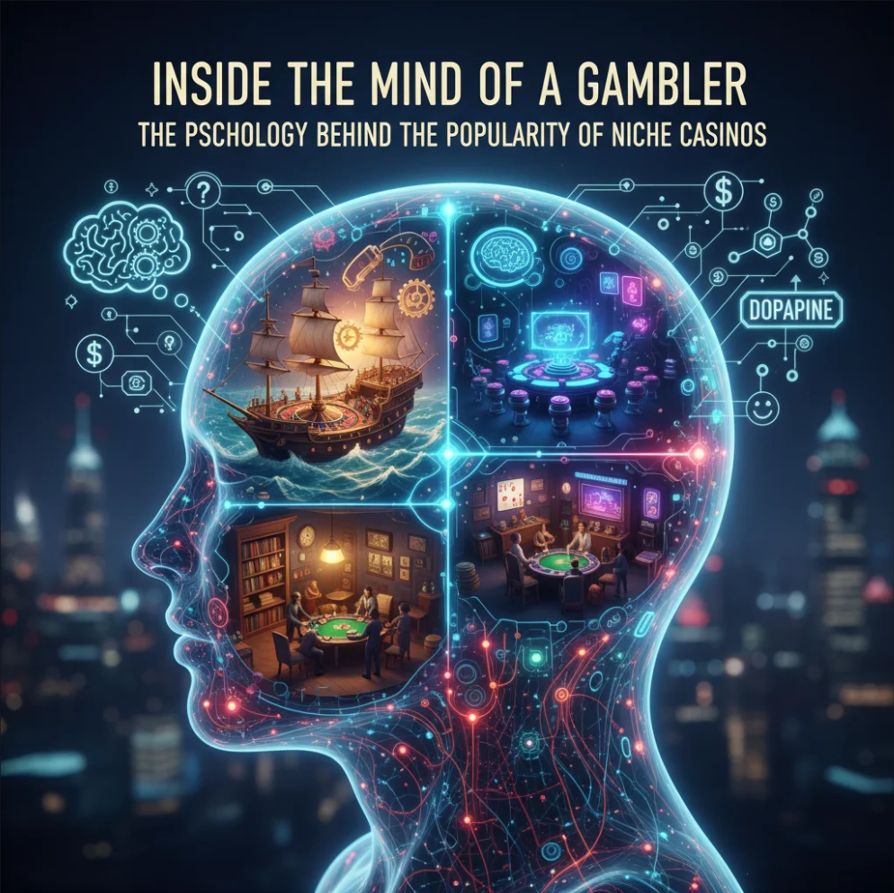 Players enjoying a themed niche casino, highlighting the intimate and specialized environment