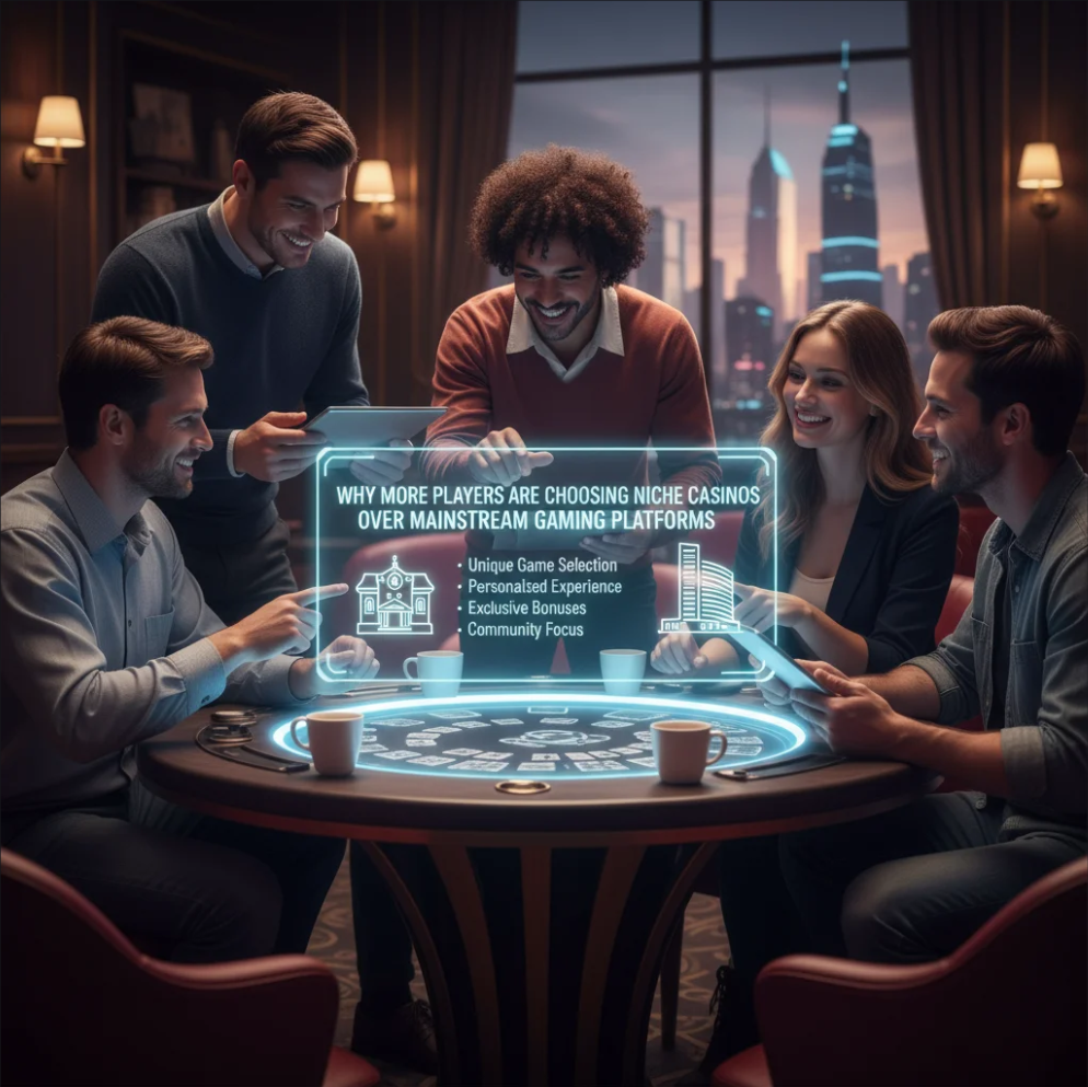 Players choosing niche casinos over mainstream gaming platforms for unique experiences