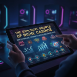 A collage of various themed online casinos, representing different gaming niches and audiences.