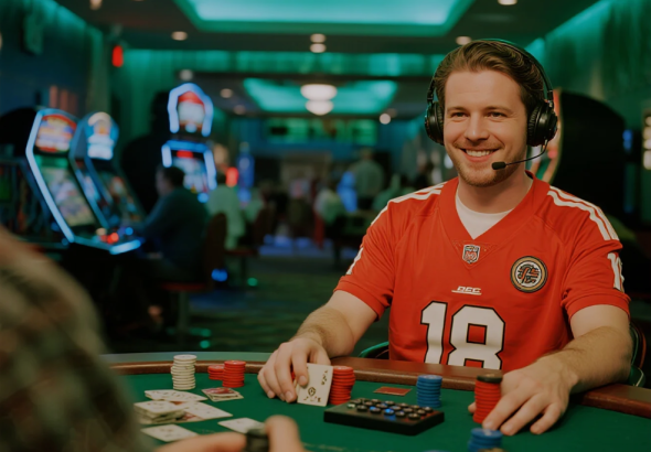 Collage of sports-themed and crypto-themed online casino interfaces