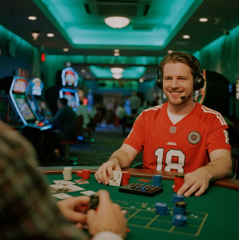 Collage of sports-themed and crypto-themed online casino interfaces