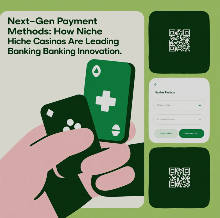 Digital interface showing modern casino payment methods including crypto, e-wallets, and biometric verification