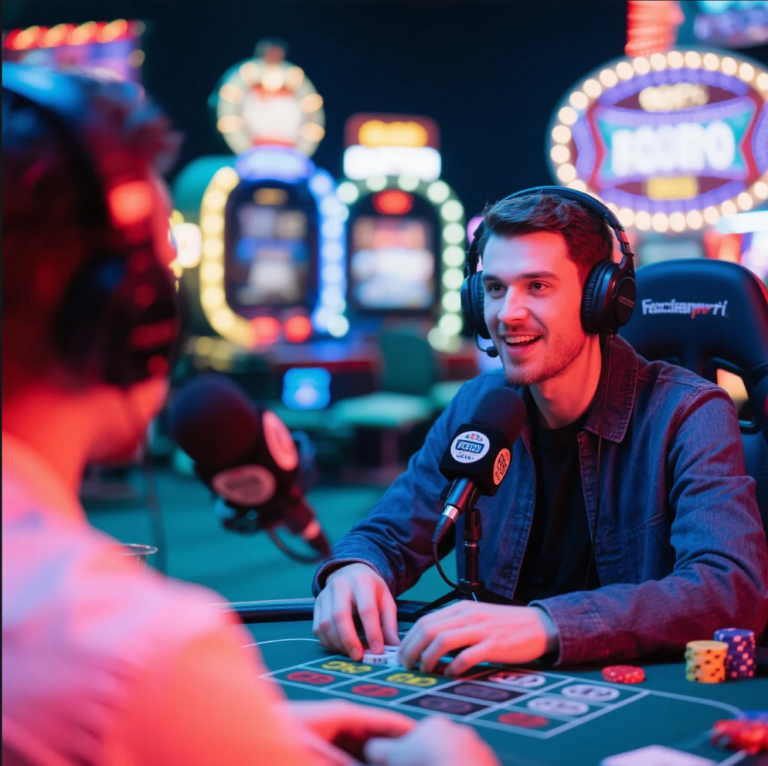 Online casino livestream with active community chat