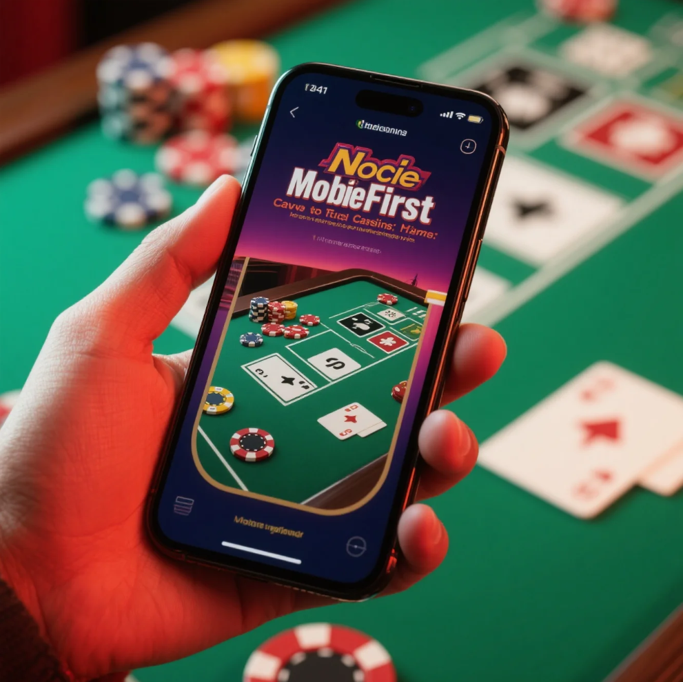Online casino gameplay optimized for mobile devices