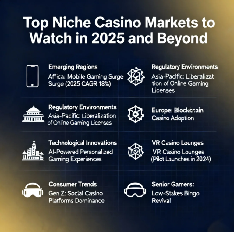 Top Niche Casino Markets to Watch in 2025 and Beyond